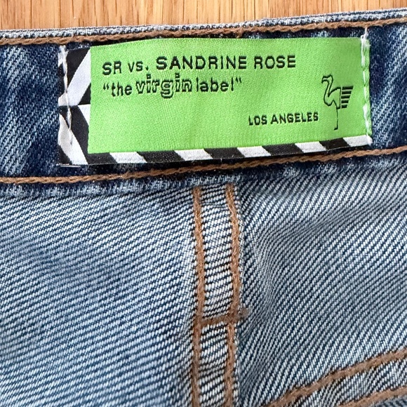 Sandrine Rose x Free People NWOT High-Rise Button-Fly Jeans - Picture 5 of 14